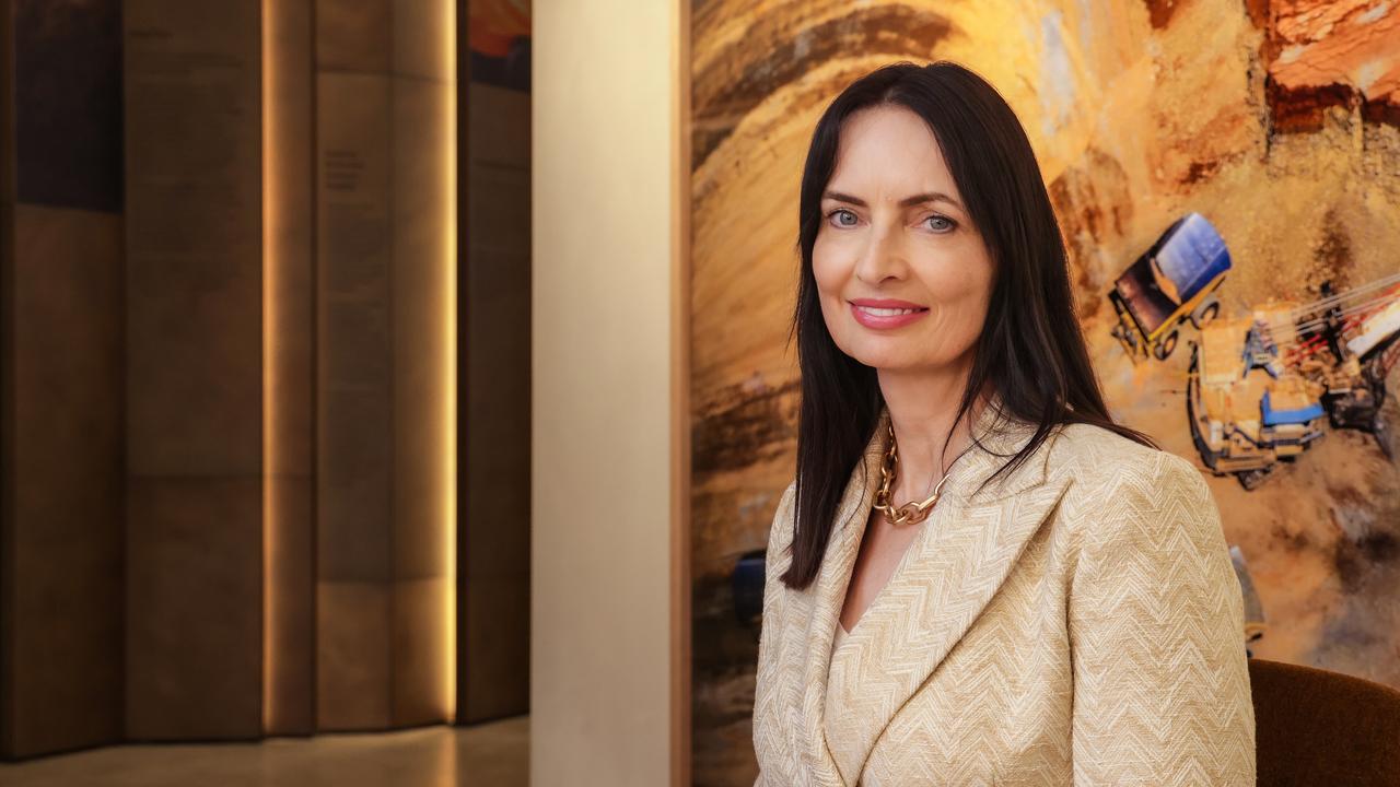 MELBOURNE, AUSTRALIA - NewsWire Photos APRIL 18, 2023 : BHP President Australia  Geraldine Slattery is pictured in the Melbourne Collins St office. Embargoed until April 23rd. Picture: NCA NewsWire / Ian Currie