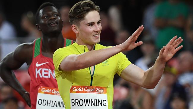 Browning performed well at the 2018 Commonwealth Games on the Gold Coast.