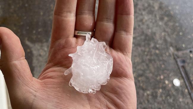 Hail across Gympie region, December 4, 2023