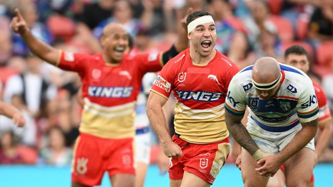 Sean O’Sullivan celebrates the win. Photo by Matt Roberts/Getty Images