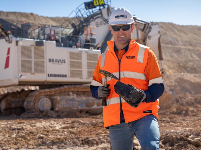 Bravus Mining and Resources has struck coal and exposed the first of the coal seams at its Carmichael Project.