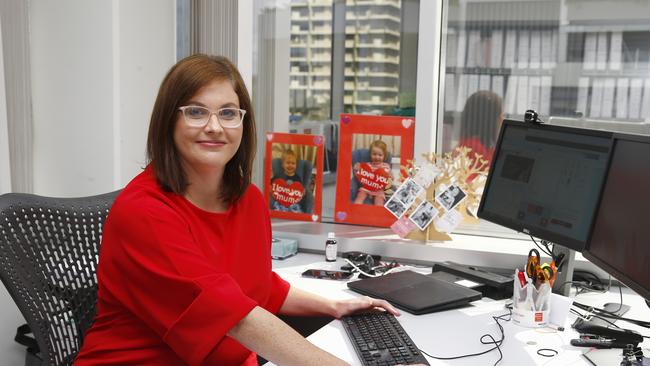 Claire Gibbs at her office in Southport. Picture: Tertius Pickard.