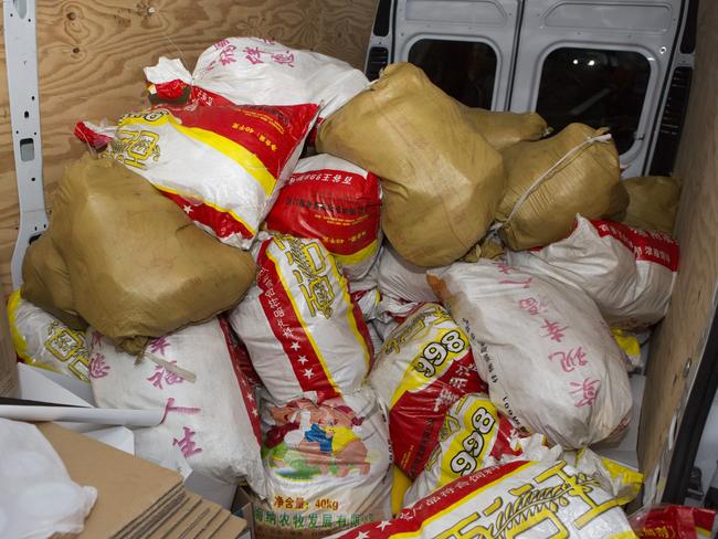 Police allege 1.2 tonnes of methamphetamine were seized.