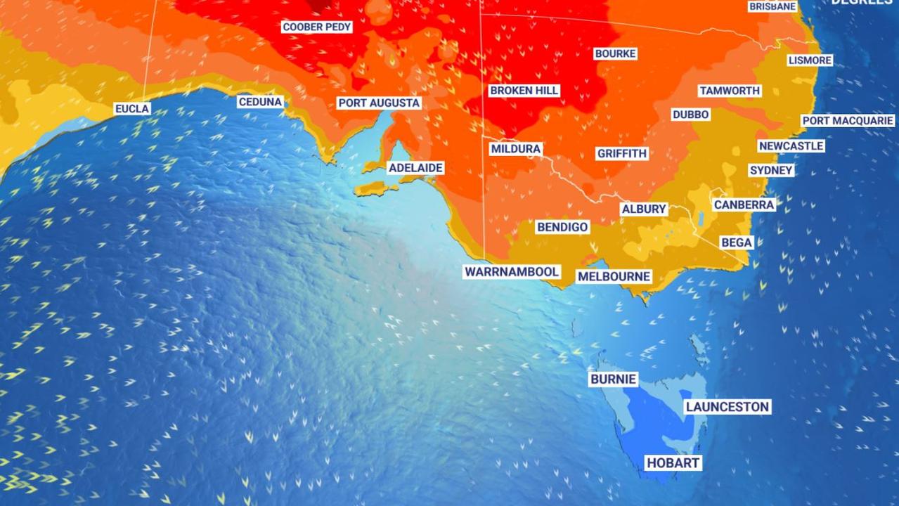 Melbourne, Sydney forecast Hot weather to envelop south and east