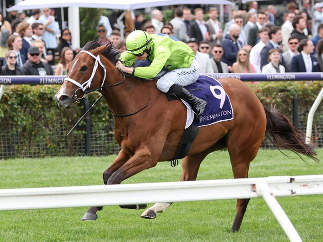 Stretan Angel wins the Danehill Stakes at Flemington in 2023. Picture: George Sal-Racing Photos.