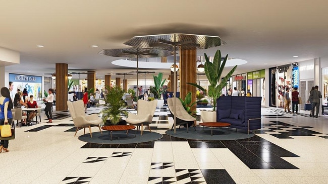 Artist impression of new Colonnades upgrade. Supplied by Vicinity Centres.