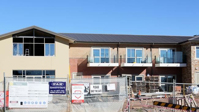 The aged care facility currently under construction next door. Picture: Ian Svegovic