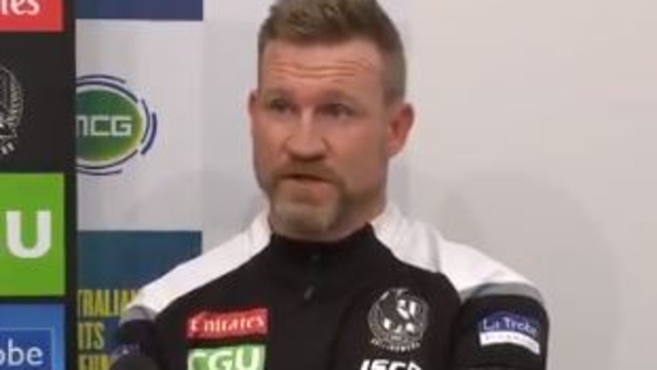 Nathan Buckley addressed an uncomfortable topic.