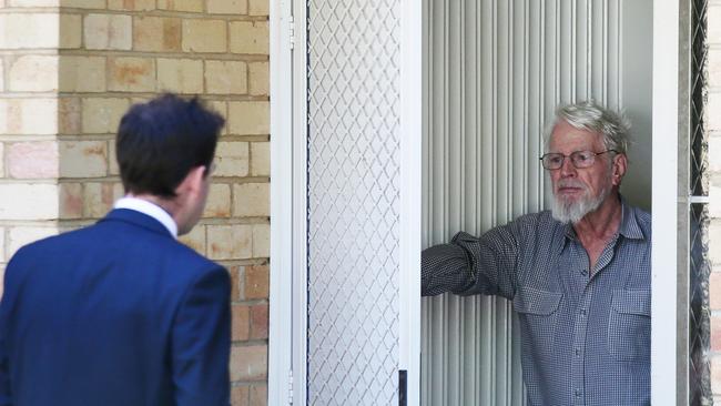 Former Chief Forensic Pathologist Dr Colin Manock at his house in 2014. Picture: Dylan Coker