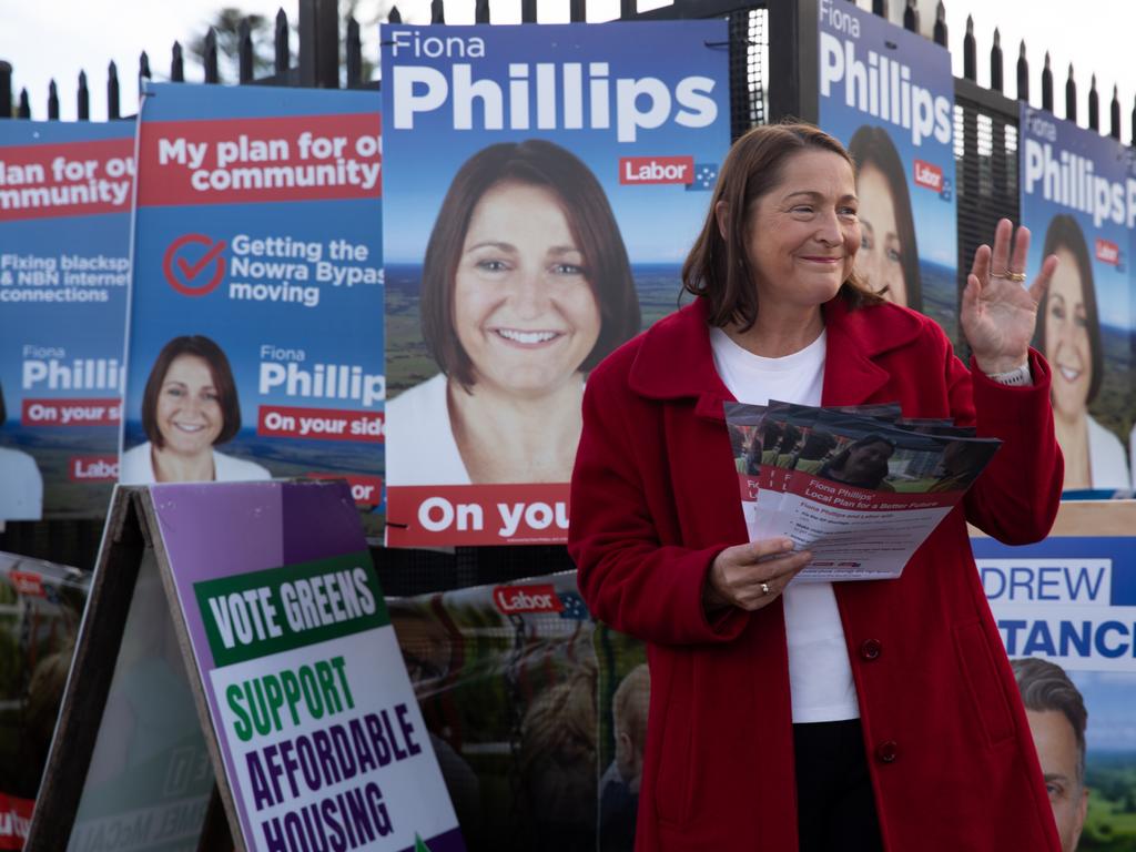 Labor’s Fiona Phillips is likely to retain Gilmore despite a swing against her. Picture: Nathan Schmidt