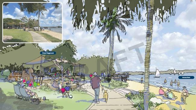 Revised plans for the pirate playground at Noosaville.