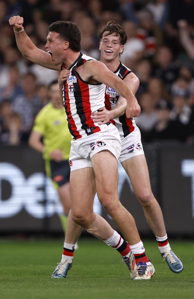 Rowan Marshall was one of the best ruckmen of the season. Picture: Darrian Traynor/Getty Images.