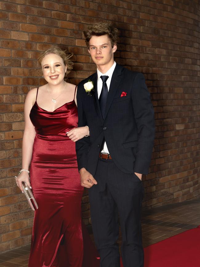 Toowoomba Grammar School senior formal held at Rumours. Lachlan Campbell and Issy Walsh