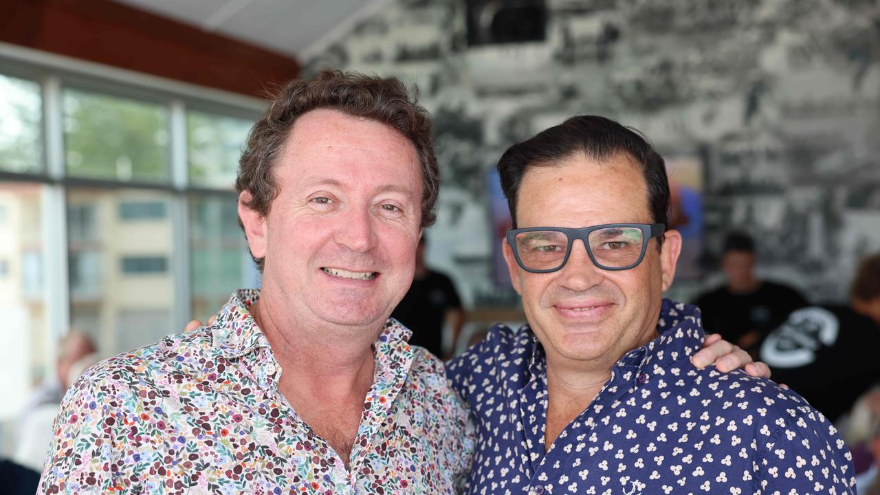 Tony Gleeson and Paul Lane at the 39th Annual BMD Northcliffe Sportsmans Luncheon 2024. Picture: Portia Large