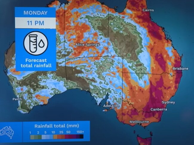 The week looks wet for the eastern coast. Picture: Supplied