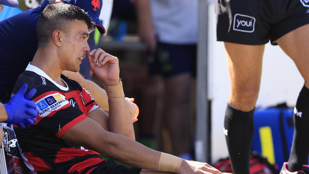 Teenager Joseph Suaalii scored twice on his debut (Photo by Mark Evans/Getty Images)