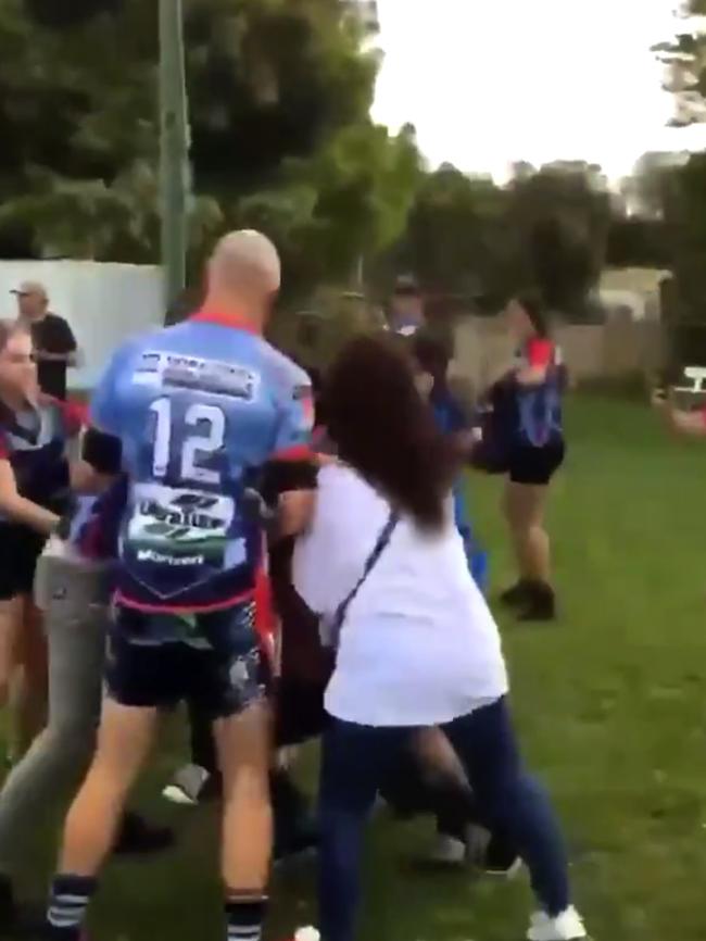 A brawl broke out in a a match between Dora Creek and West Wallsend. Picture: Adam Murray