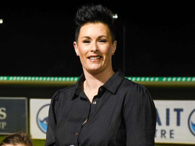 Clayton Tonkin with Emma Stewart after First Responder won the Group 1 Nutrien 2YO Colts and Geldings Final at Menangle on Saturday August 27, 2022. Picture: Club Menangle