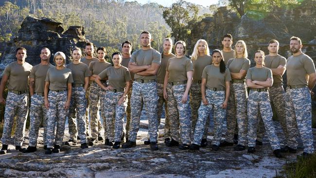 SAS cast: Sam Burgess, Mark Philippoussis, Jana Pittman, Manu Feildel, Koby Abberton, Brynne Edelsten, Pete Murray, Dan Ewing, Alicia Molik, Bonnie Anderson, Emma Husar, Erin Holland, Heath Shaw, Isabelle Cornish, Jessica Peris, Jett Kenny, John Steffensen and Kerri Pottharst.