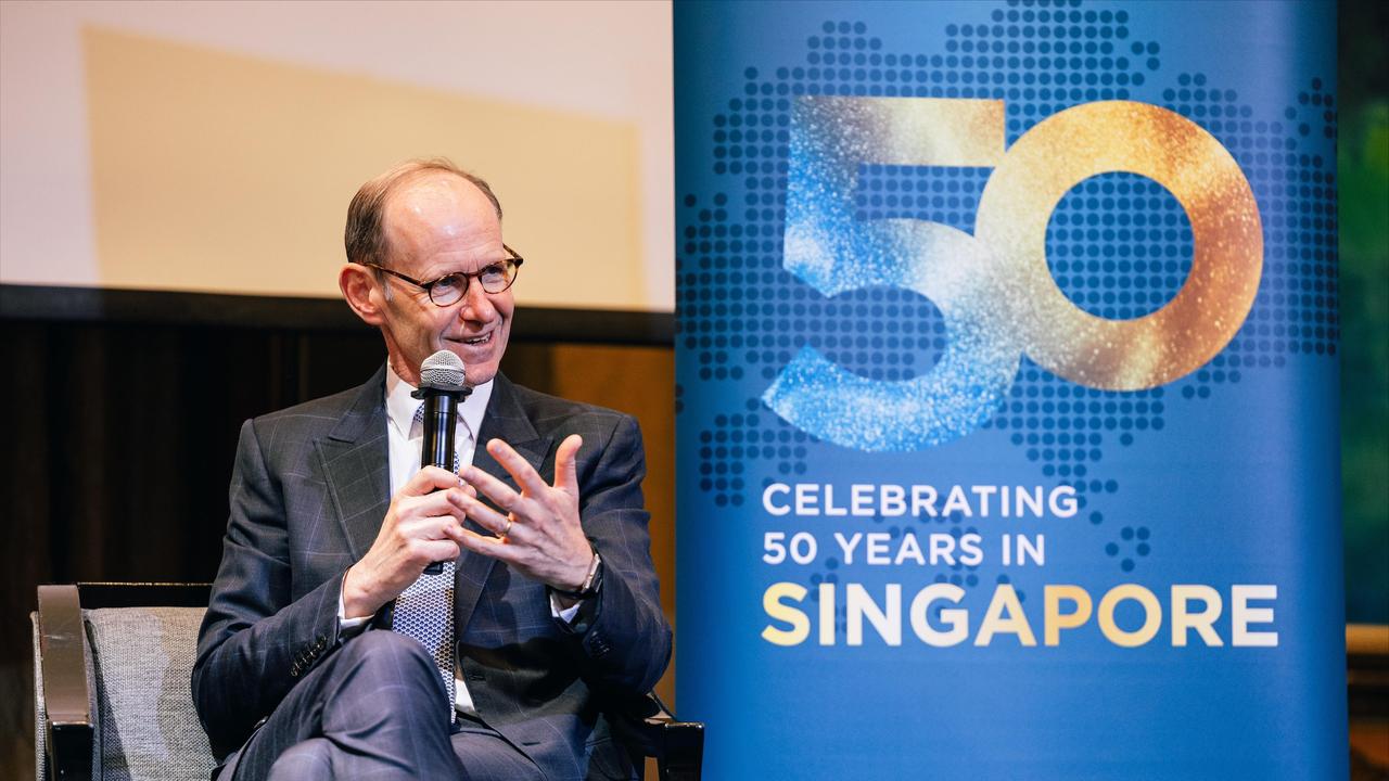 ANZ CEO Shayne Elliott in Singapore.