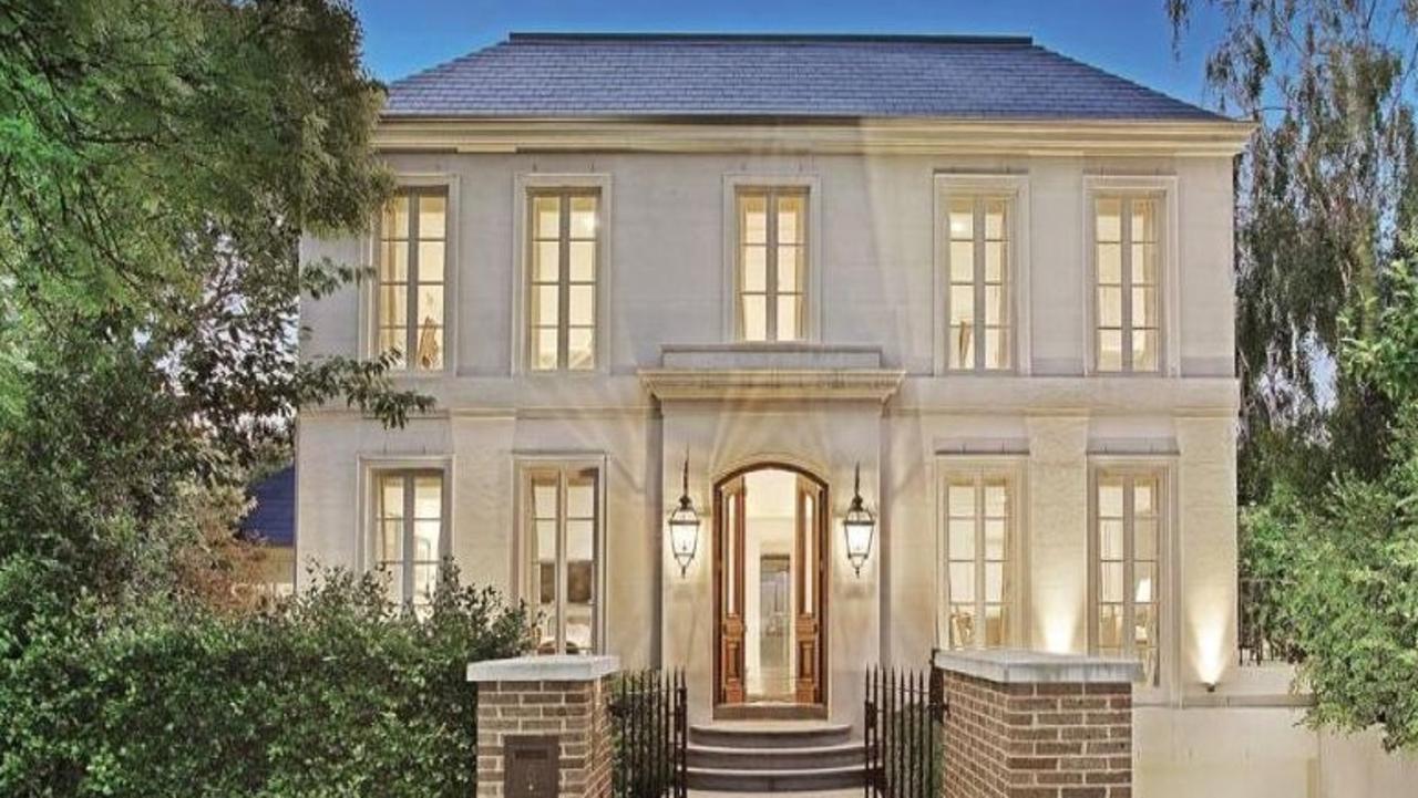 The Toorak property bought by George Calombaris in his wife's name in November 2013 for $4.75 million.