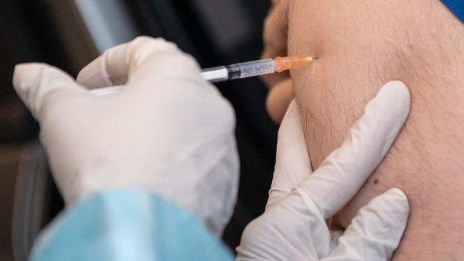 Vaccine delivery by needle could become a thing a past. Picture: NCA NewsWire / James Gourley