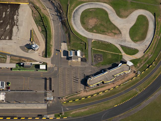 SYDNEY, AUSTRALIA - APRIL 22: Eastern Creek Raceway is seen closed on April 22, 2020 in Sydney, Australia. Restrictions have been placed on all non-essential business and strict social distancing rules are in place across Australia in response to the COVID-19 pandemic.  (Photo by Cameron Spencer/Getty Images)