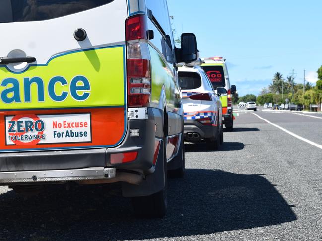 Queensland Fire and Emergency Services, police and ambulance crews were at the scene of a house fire at Gable St, East Mackay on Friday April 17. Photo: Zizi Averill. Generic