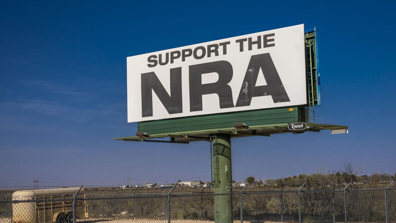 An NRA sign in Texas. (Photo by: Visions of America/Joe Sohm/Universal Images Group via Getty Images)