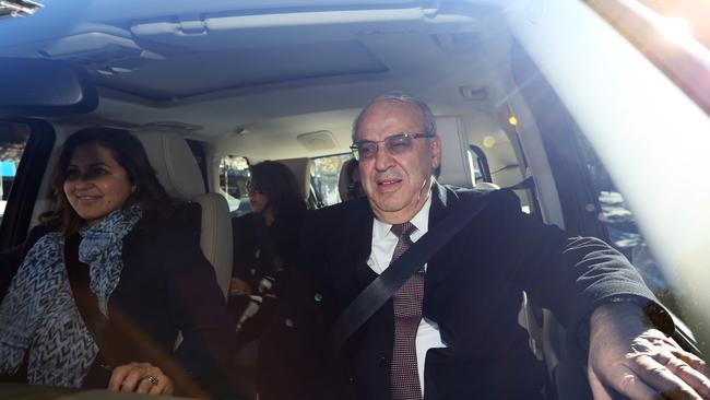 How Eddie Obeid appeared when leaving the Supreme Court after being found guilty of misconduct in public office in June last year. Picture: Toby Zerna