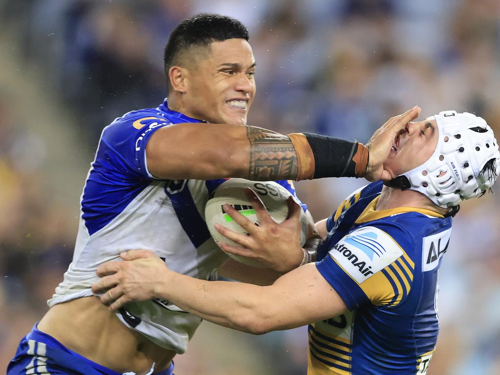 Renouf Atoni fills a hole in the middle for the Roosters. Picture: Mark Evans/Getty Images