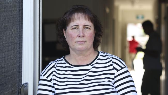 Trudi Noble is a disability support worker. She was caring for three women with significant disabilities, clients of Cocoon SDA Care, when they were locked out of their home near Victor Harbour in 2023. Picture by Matt Turner.