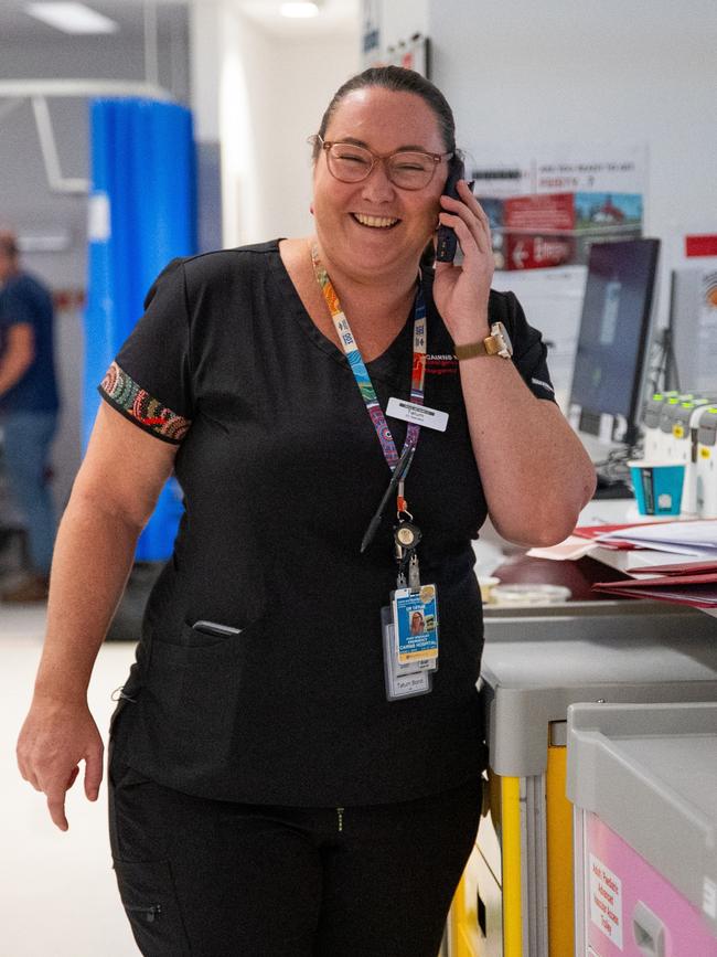 Emergency Department Specialist Dr Tatum Bond on shift at The Cairns Hospital. Picture: Supplied by SBS and NITV