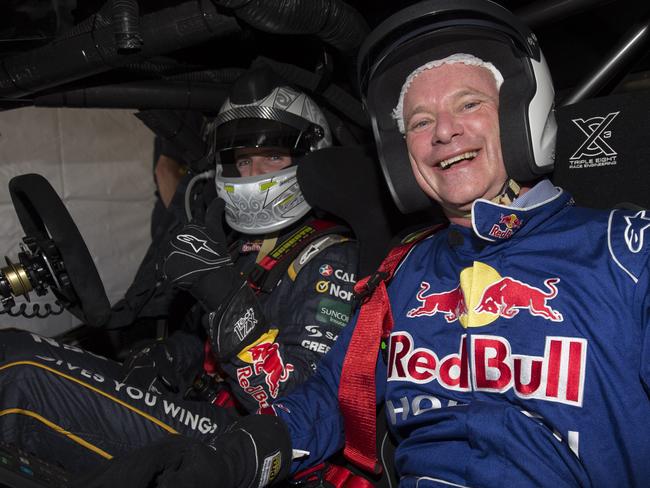 QLD premier Campbell Newman does for a hot lap around the GC600 with Red Bull Racing Australia during the Castrol EDGE Gold Coast 600, Event 12 of the 2014 Australian V8 Supercar Championship Series at the Gold Coast Street Circuit, Gold Coast, Queensland, October 25, 2014.