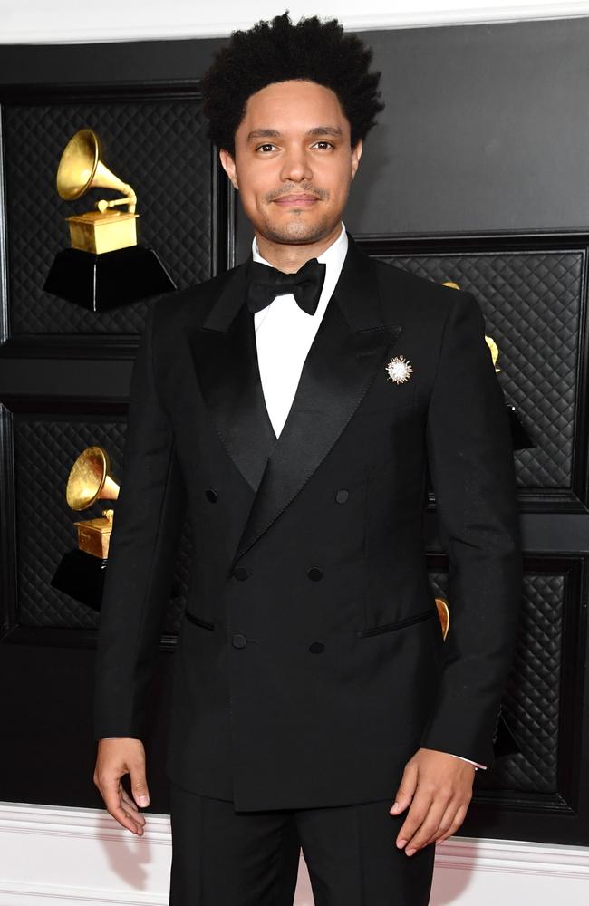 Grammys host Trevor Noah suited up. Picture: Getty Images