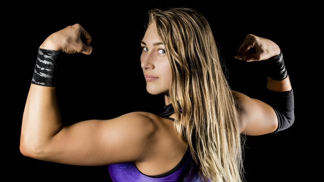 Adelaide wrestler Demi Bennett will grapple in WWE under the ring name "Rhea Ripley". Picture courtesy of Riot City Wrestling