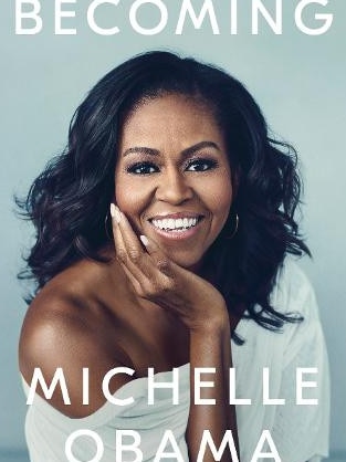 Michelle Obama’s Becoming book cover.