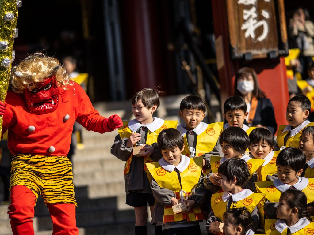 Japan’s birthrate has fallen to a new record low. Picture: Philip Fong/AFP