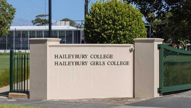 Haileybury College faces legal action from the estate of a woman whose son suffered sexual abuse in the 1960s. Picture: David Geraghty