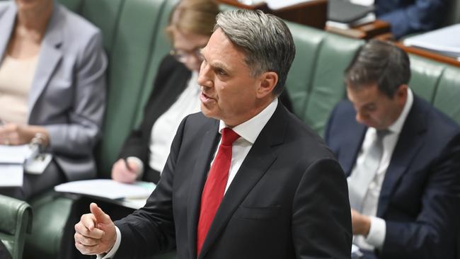 Deputy Prime Minister Richard Marles during Question Time at Parliament House in Canberra. Picture: NewsWire / Martin Ollman