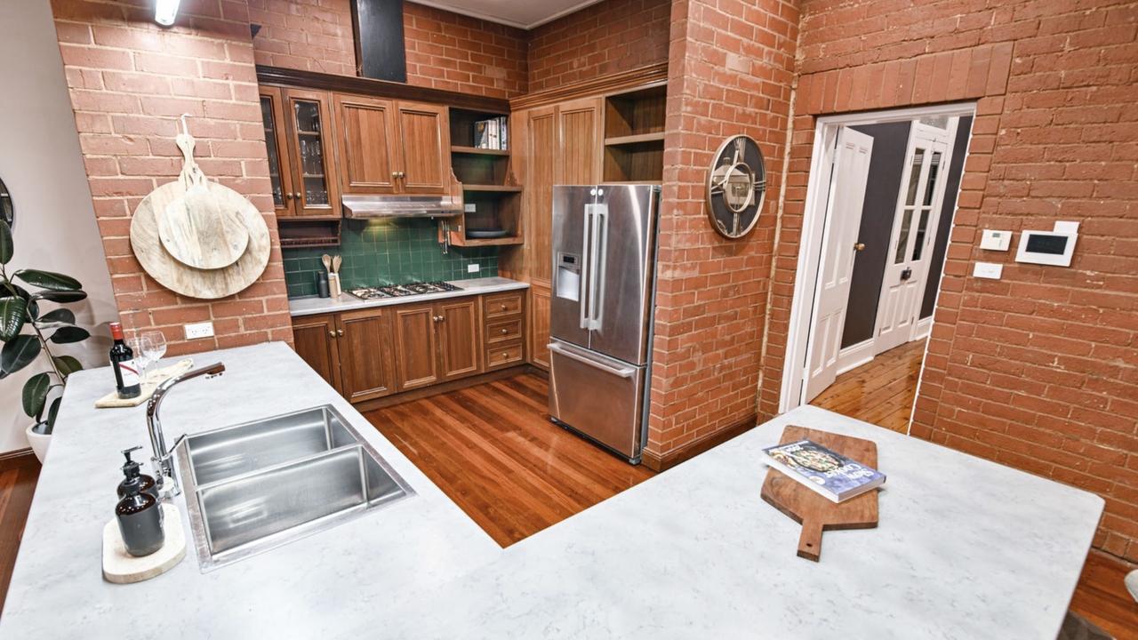 The kitchen has been updated with all of the latest appliances and is perfect for entertaining.