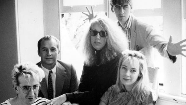 Members of band 'Go-Betweens' in 1988.