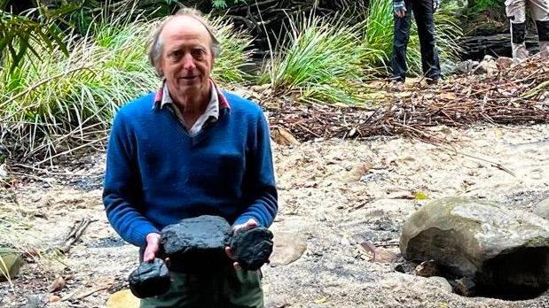 Members of the Sutherland Shire Environment Centre, including Ian Hill, and water scientist Dr Ian Wright went to Hacking River, located in the Royal National Park on the weekend to assess the water quality. Picture: Supplied