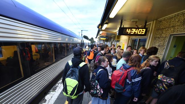 The regional rail upgrades are expected to deliver major benefits to commuters. Picture: Rob Leeson