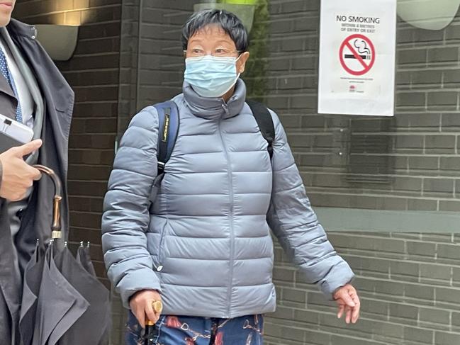 A 65-year-old frail grandmother Siu Ling Ho, 65, was sentenced in Sutherland Local Court for attacking her son’s mistress with garden scissors. Picture: Ashleigh Tullis