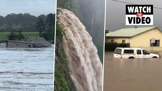 NSW floods: Wild and devastating footage from around the state