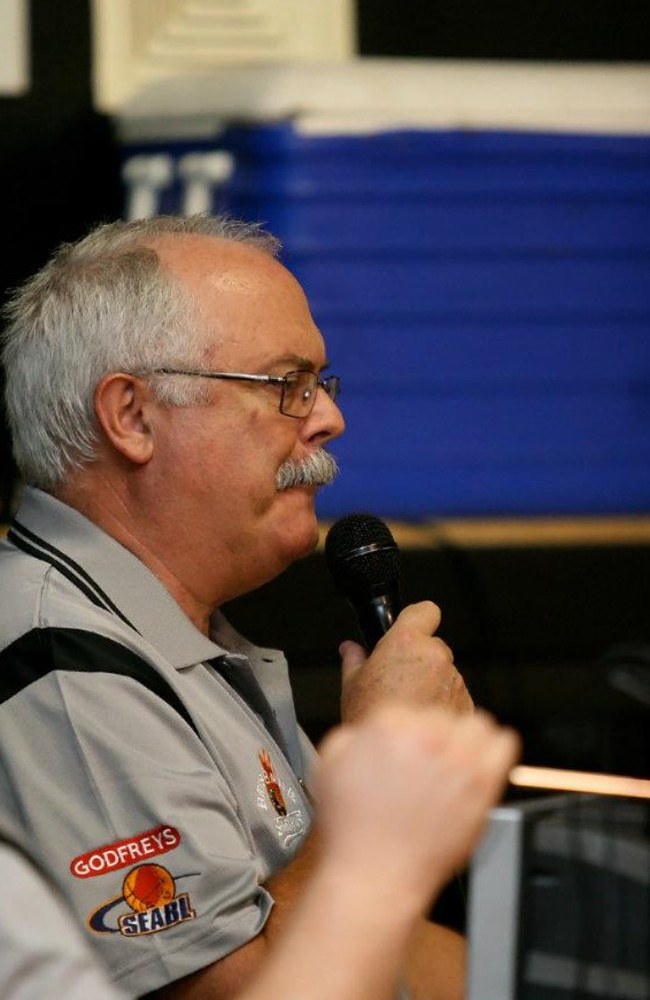 Spartans game day announcer Graeme Harding. Picture: Precious Moments Photography