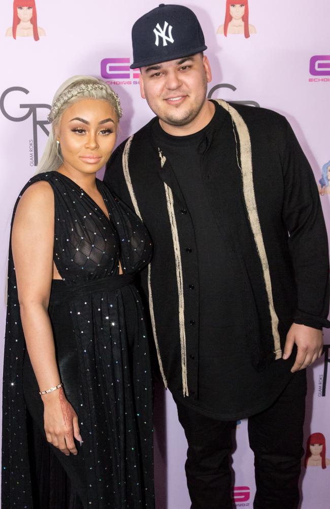 Rob Kardashian and Blac Chyna dated from January 2016 to February 2017. Picture: Instagram. Picture: Greg Doherty/Getty Images