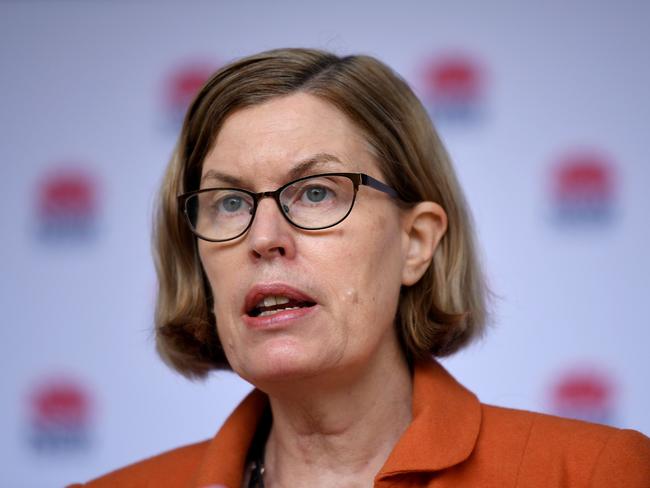 SYDNEY, AUSTRALIA - NCA NewsWire Photos JANUARY, 2, 2021: NSW Chief Health Officer Dr Kerry Chant speaks to the media during a COVID-19 press conference in Sydney. NSW has recorded seven new COVID-19 cases in the past 24hrs, with the government now making mask wearing compulsory in the Greater Sydney area in some indoor settings including public transport, shopping centres, hair and beauty salons and hospitality areas from midnight tonight. The southern zone of the Northern Beaches have also had restrictions loosened, and is now treated as part of Greater Sydney. Picture: NCA NewsWire/Bianca De Marchi