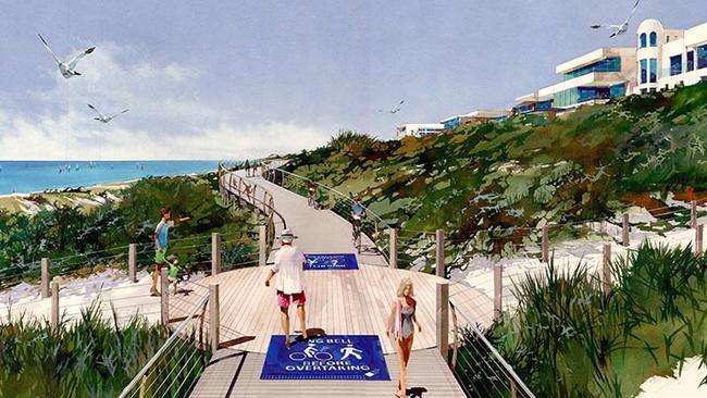 Designs for the Charles Sturt Council coast path at Hallam Tce, Tennyson. Picture: Supplied